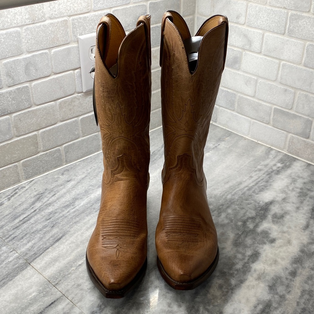 Lucchese Tan Leather Boots